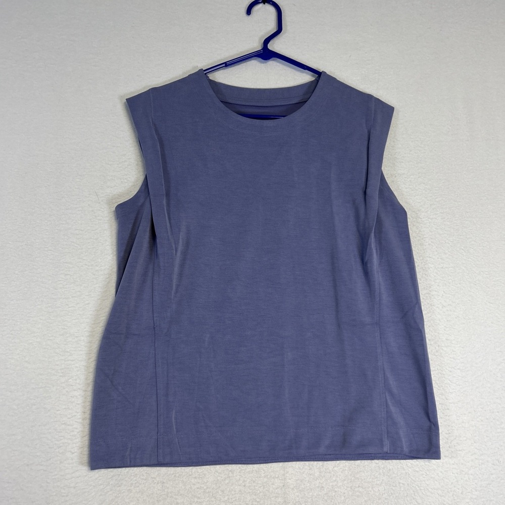 Athleta Womens Medium Purple Seasoft Tank Dusk Sleeveless Activewear Workout